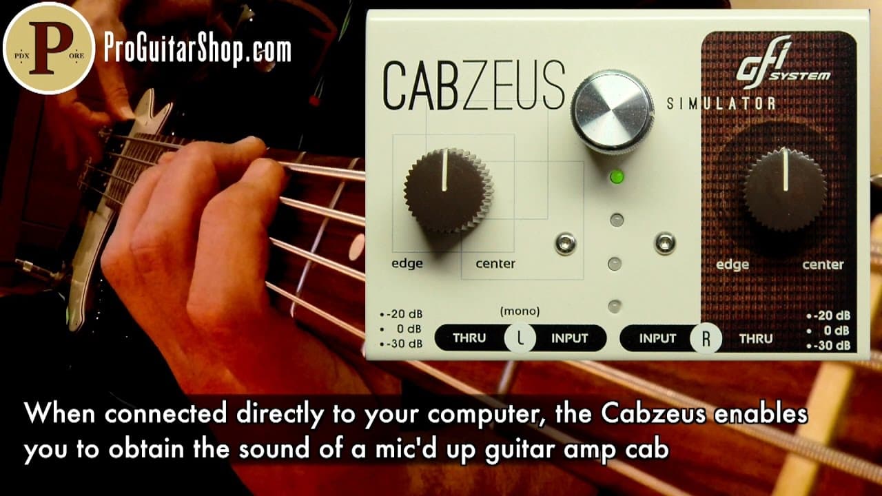 GFI Cabzeus Stereo Speaker Simulator / DI Box