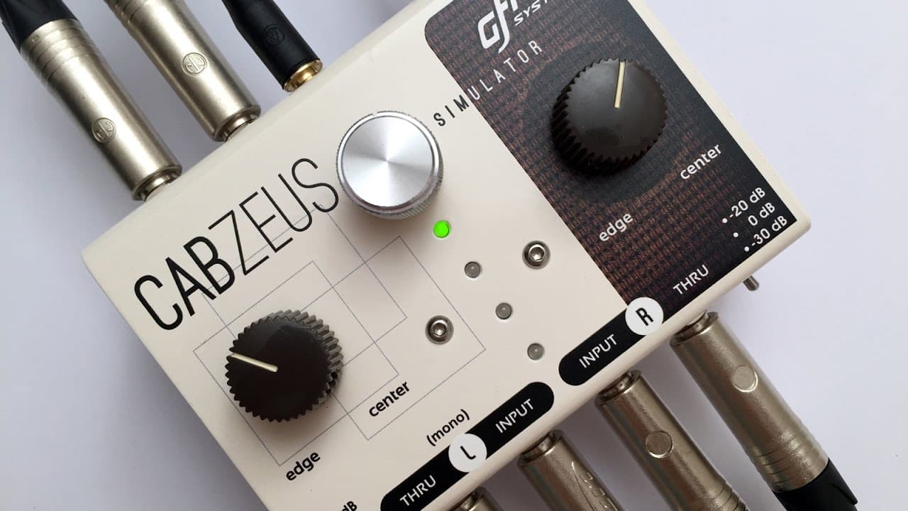 Cabzeus Speaker Simulator & DI Box - Full Demo